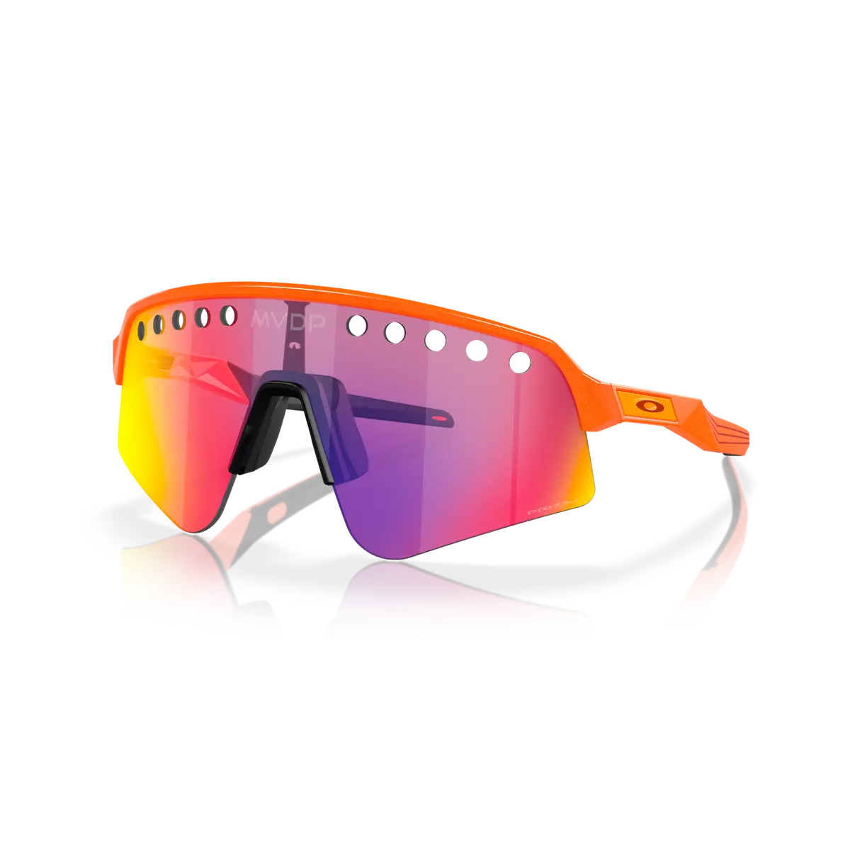 Oakley Sutro Lite Sweep Mvdp Prizm Road Lenses Orange Sparkle Frame 1