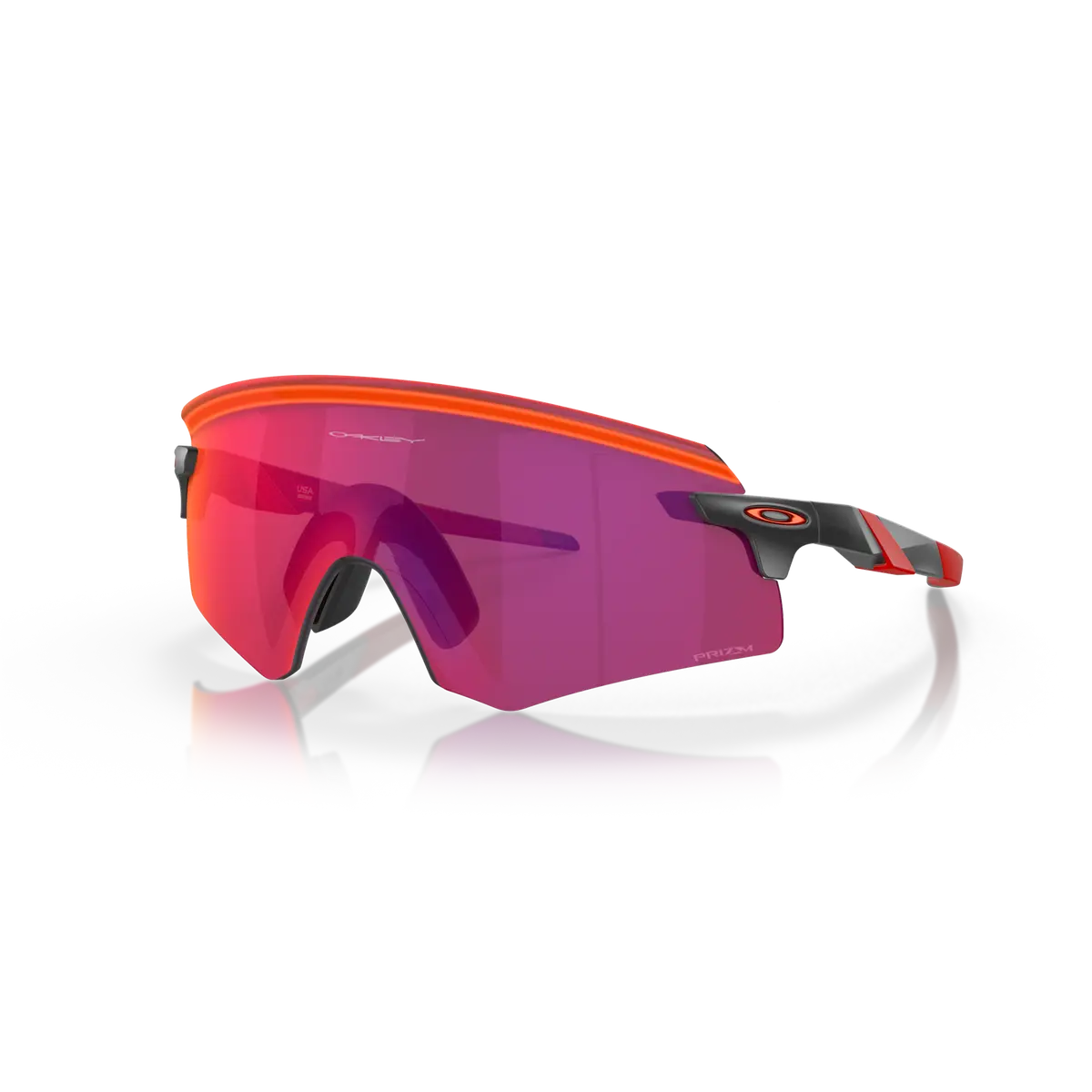 Oakley Encoder Prizm Road Lenses Matte Black Frame 1