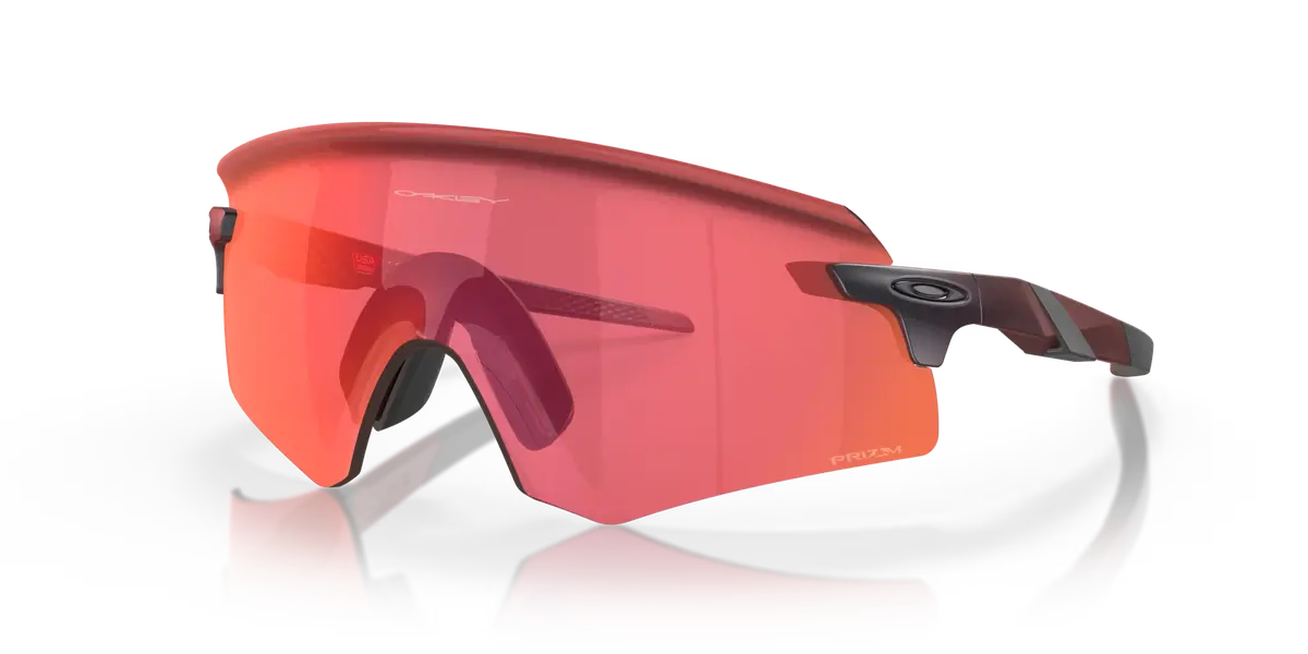 Oakley Encoder Prizm Trail Torch Lenses, Matte Red Colorshift Frame 1