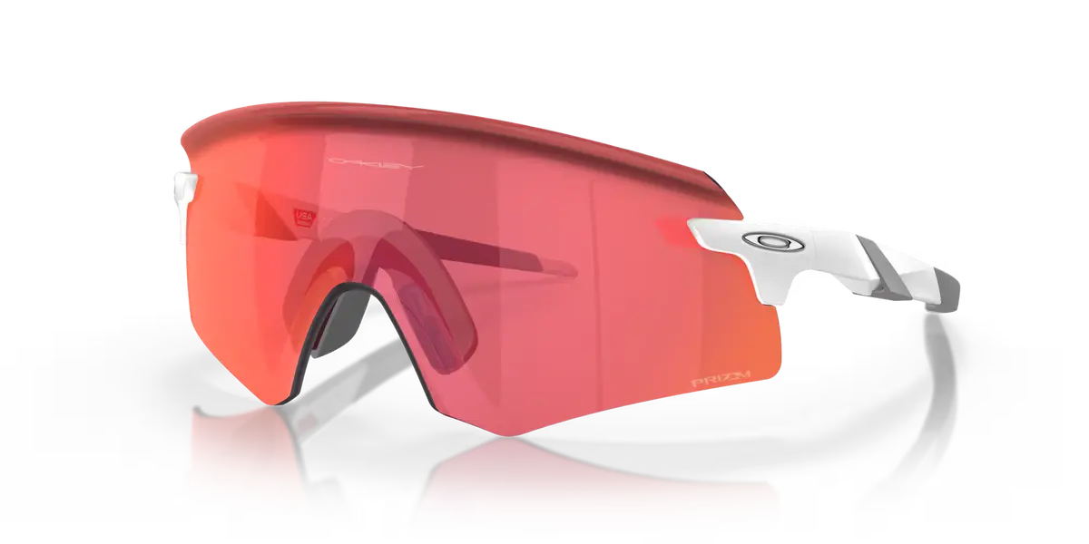 Oakley Encoder Prizm Trail Torch Lenses, Matte White Frame 1