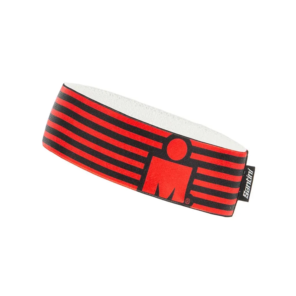 Santini Ironman Vis Headband - Red 1