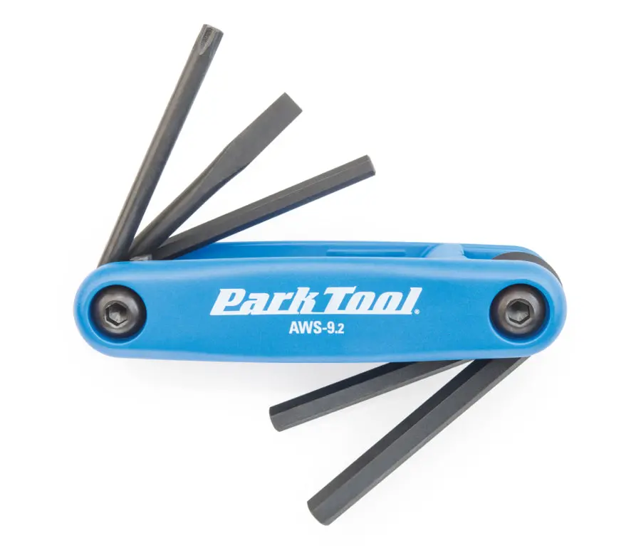 Park Tool Fold-Up Hex Wrench And Screwdriver Set: T25 Torx®, 4Mm, 5Mm, 6Mm 1