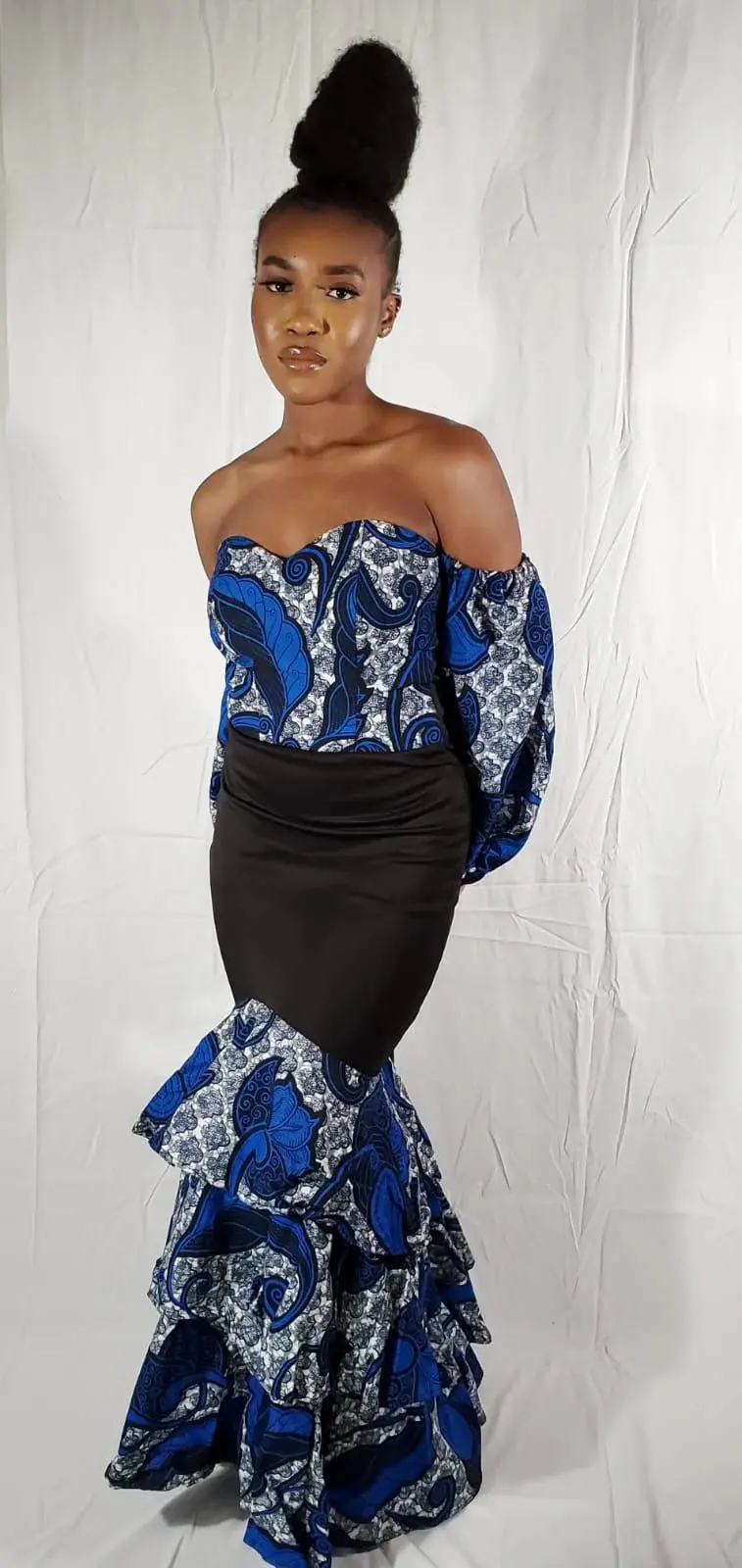 African Print Maxi Dress 1