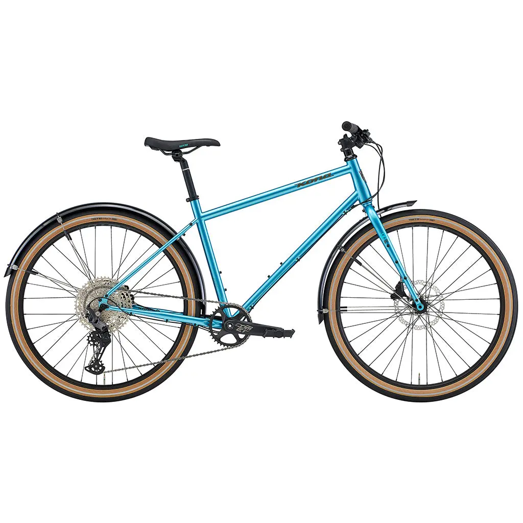 Kona Dr.Dew Hybrid Bike - Blue 1