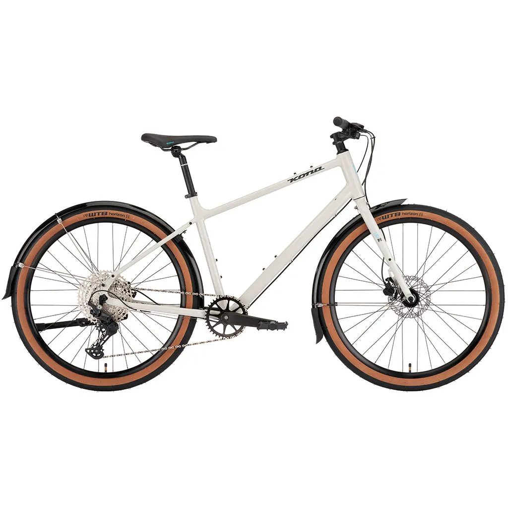 Kona Dew Deluxe Urban Bike - White 1