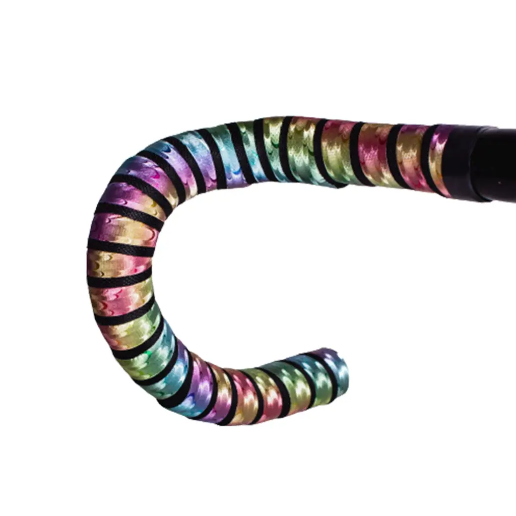 Btp Woven Bartape - Rainbow Black 1