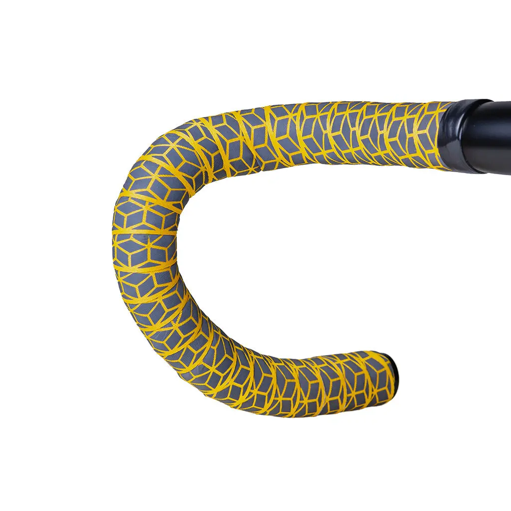 Btp Woven Bartape - Reflective Cube Yellow 1