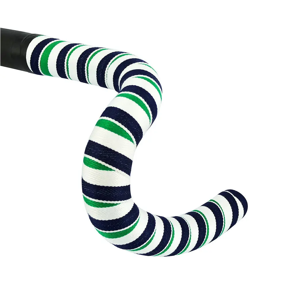Btp Woven Bartape - Grassy White/Green 1