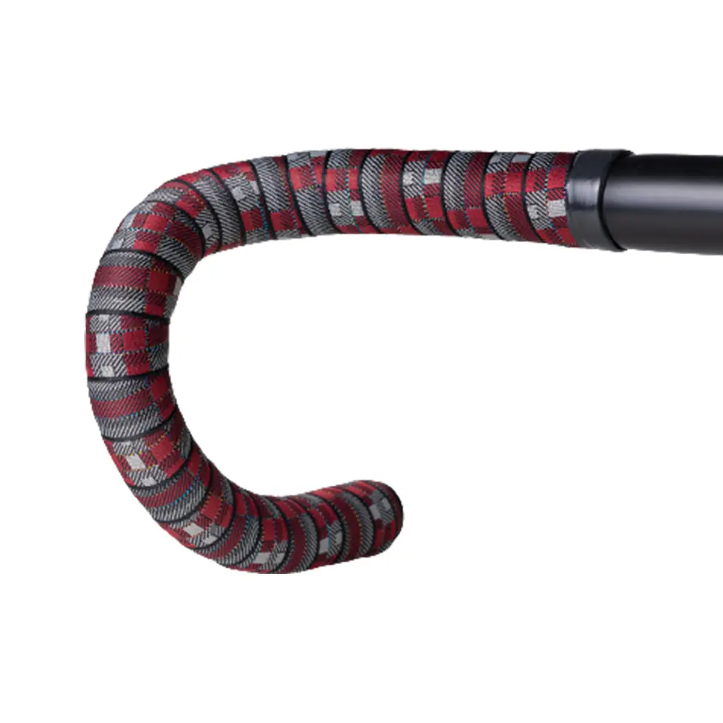 Btp Woven Bartape - Tartan Red 1