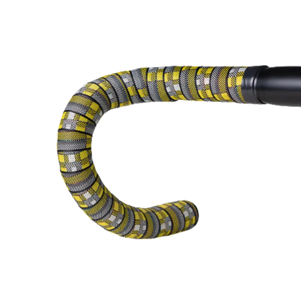 Btp Woven Bartape - Tartan Yellow 1