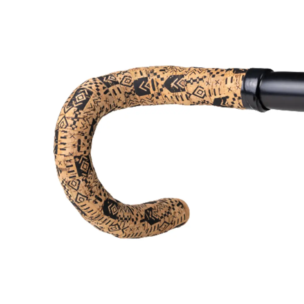 Btp Natural Cork Bartape - Black/Pattern 1