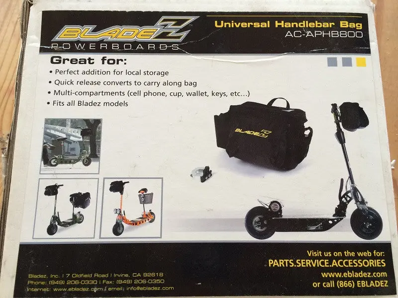 Bladez Universal Handlebar Bag 1