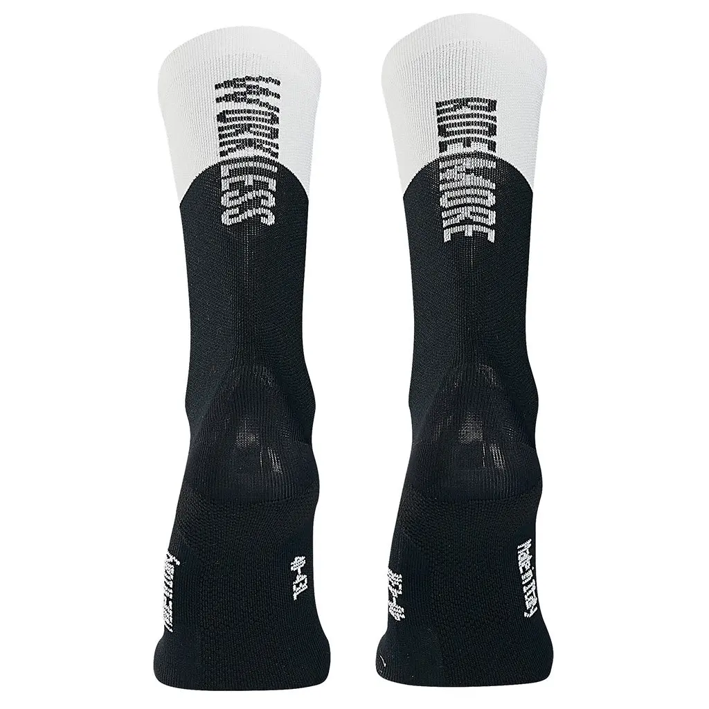 Northwave Work Less Ride More Socks 2022 - Black/White 1