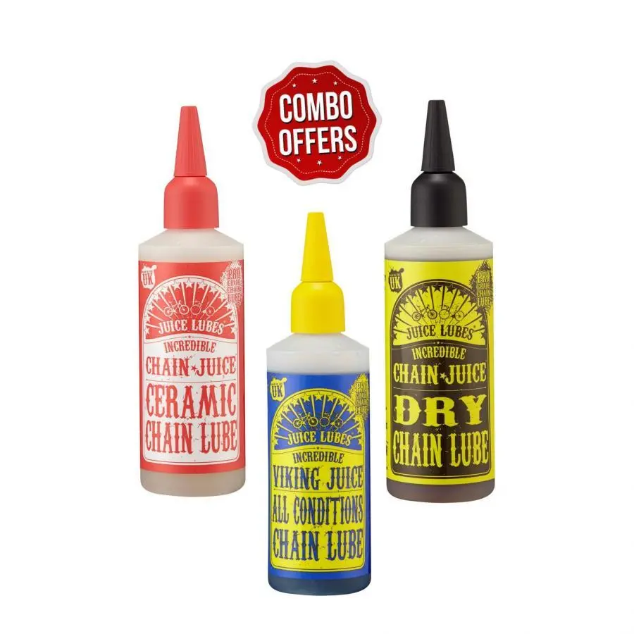 Juice Lubes Combo Pack-Viking, Dry, Ceramic - Pack Of 3 Lubes 1