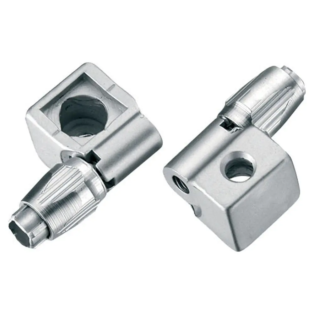 Cyclus Tools Cable Adjuster For Ergopower / Sti For Down Tube | Silver | Pair 1
