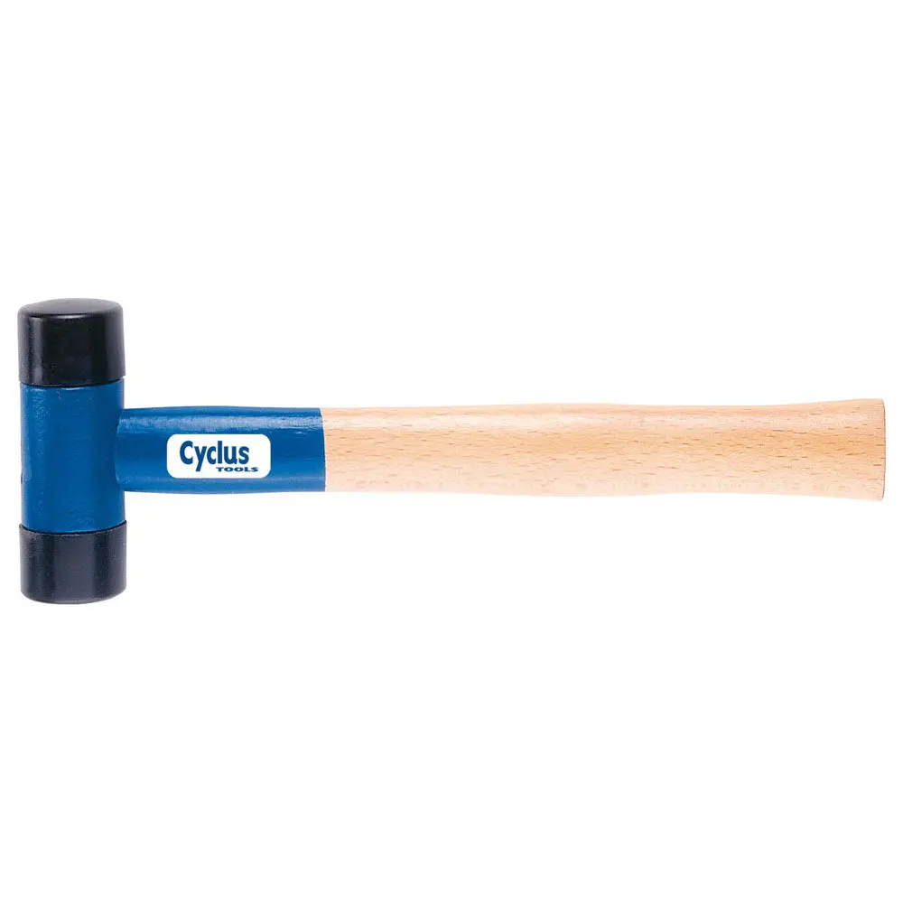 Cyclus Tools Rubber Mallet 410 G, Ash Wood-Handle 290 Mm 1