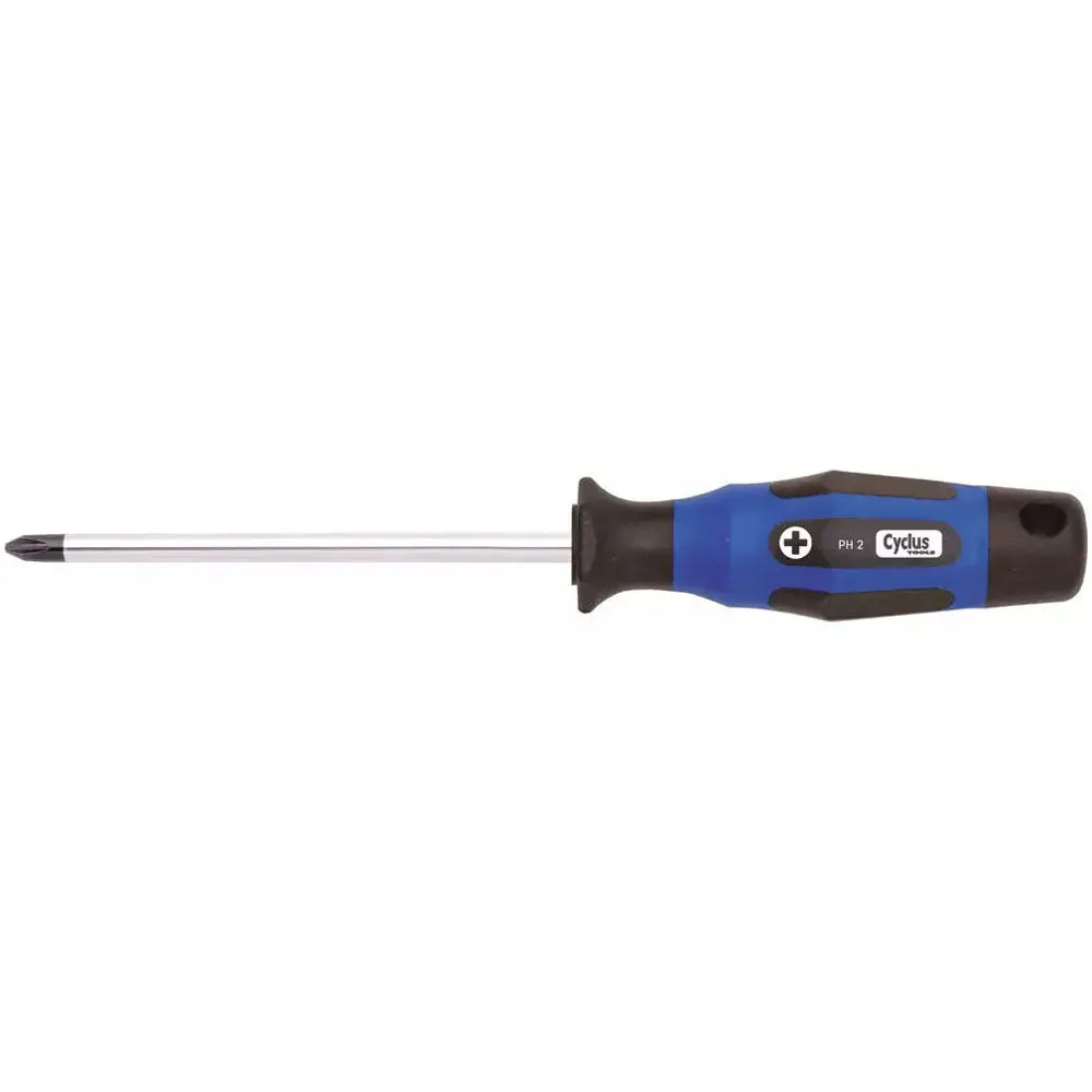 Cyclus Tools Screwdriver Phillips Ph 2X125 Black Tip, Multicomponent Handle 1