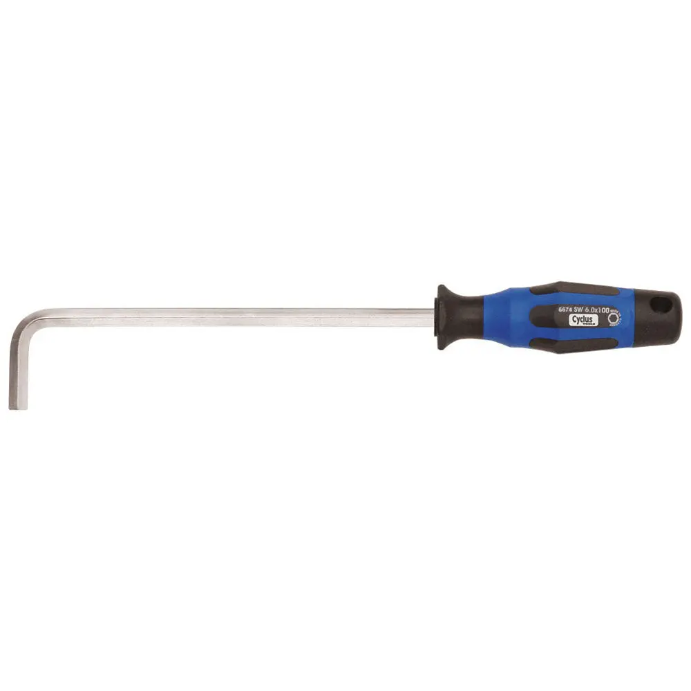 Cyclus Tools Hexagon Wrench 8X130 Mm With Plastic Handle, To Mount Side Stand On Bike 1