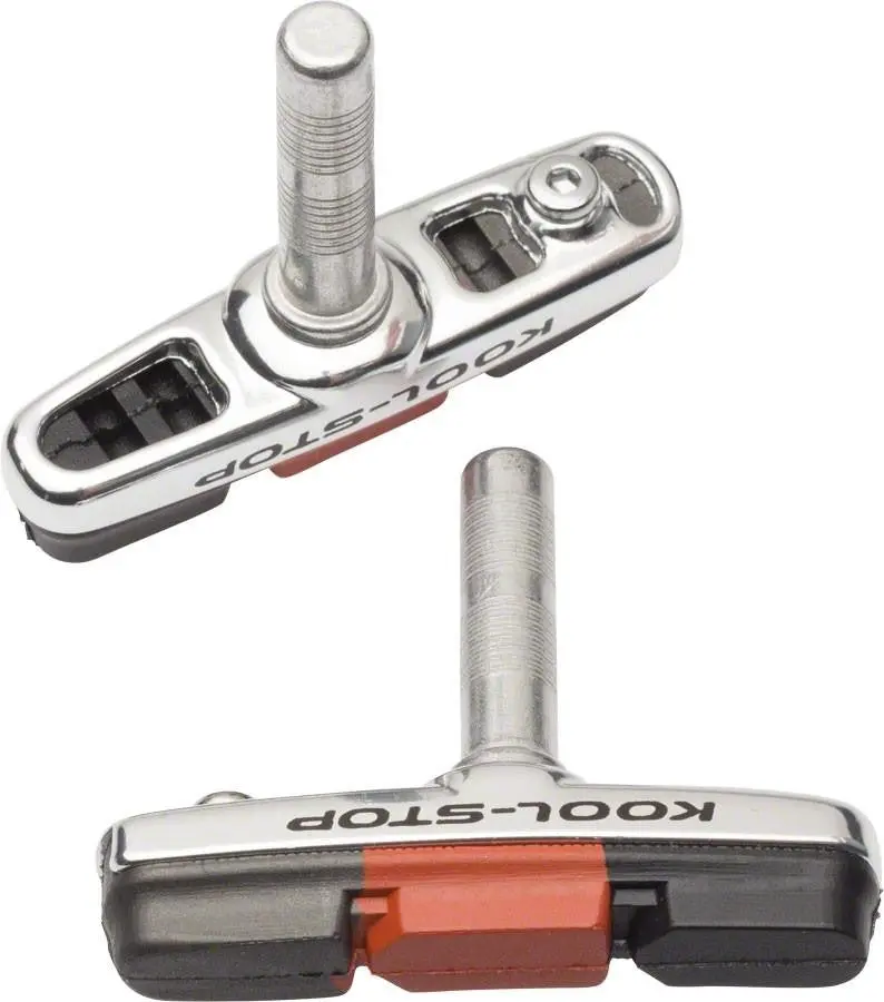 Kool-Stop Cross Pad Brake Shoe : Cantilever (Smooth Post) Holder, Triple Compound 1