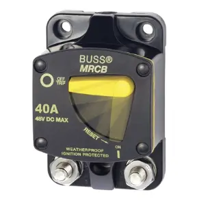 Blue Sea 7138 187 - Series Thermal Circuit Breaker - 40Amp  (7138) 1
