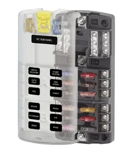 Blue Sea 5032 St-Blade Split Bus Fuse Block  (5032-Bss) 1