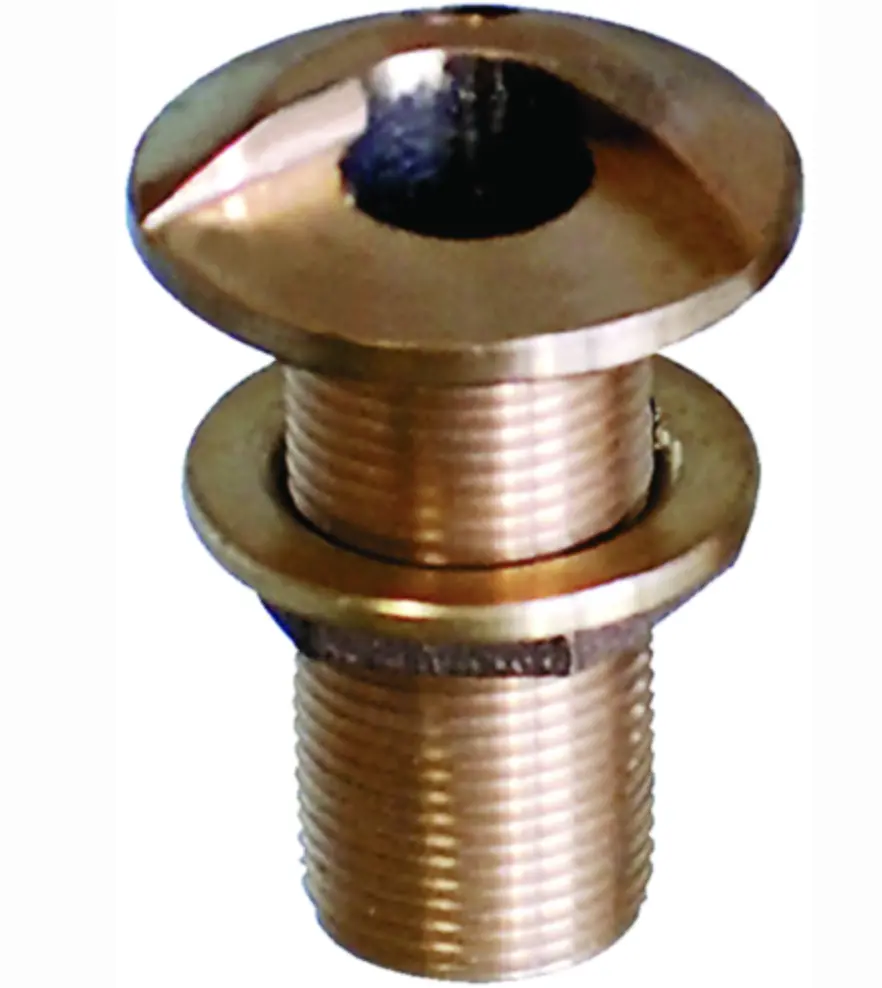 Groco 1-1/4" Bronze High Speed Thru-Hull Fitting W/Nut Hsth-1250-W 1