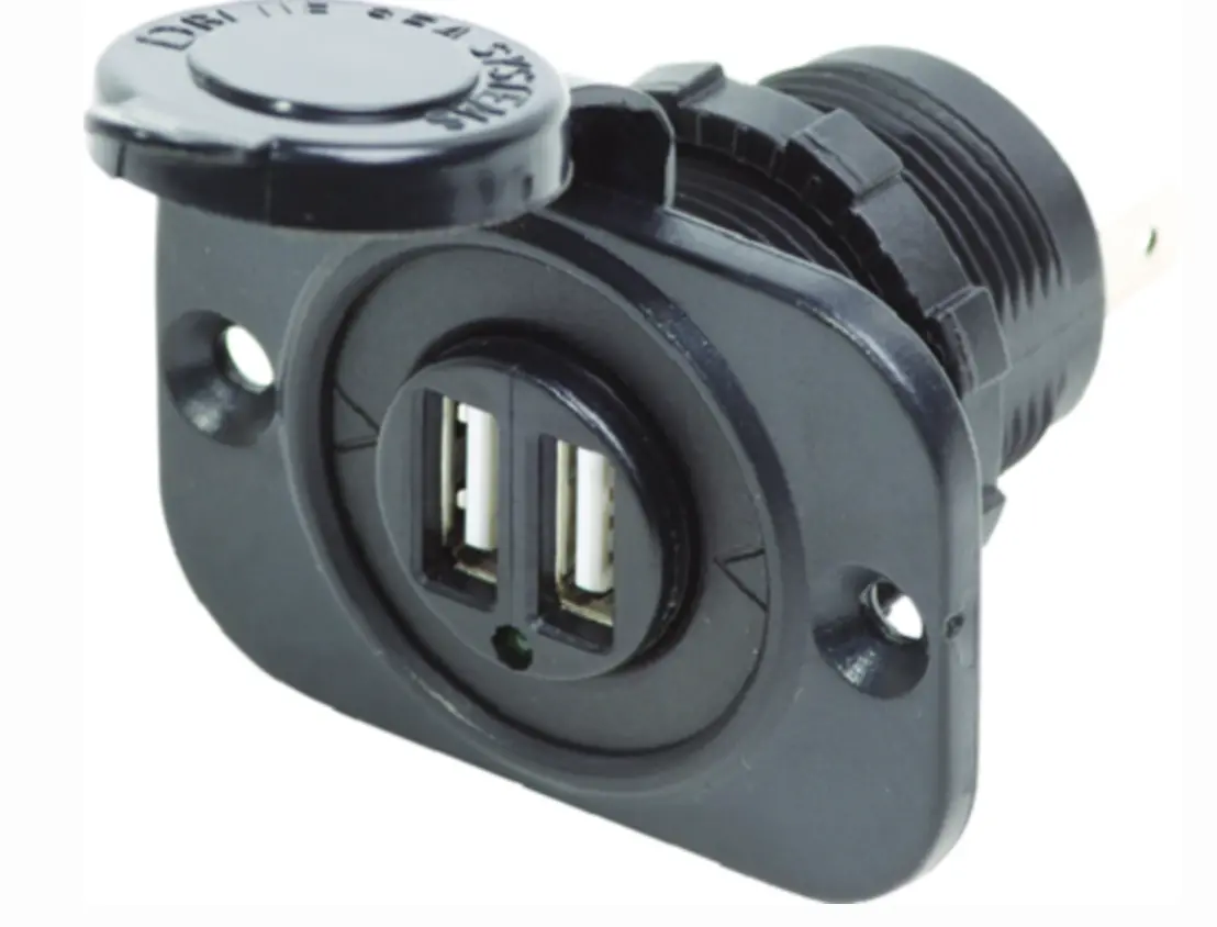 Blue Sea Dual Usb Charger Socket - 2 Usb Ports W/Watertight Cap  1016 1
