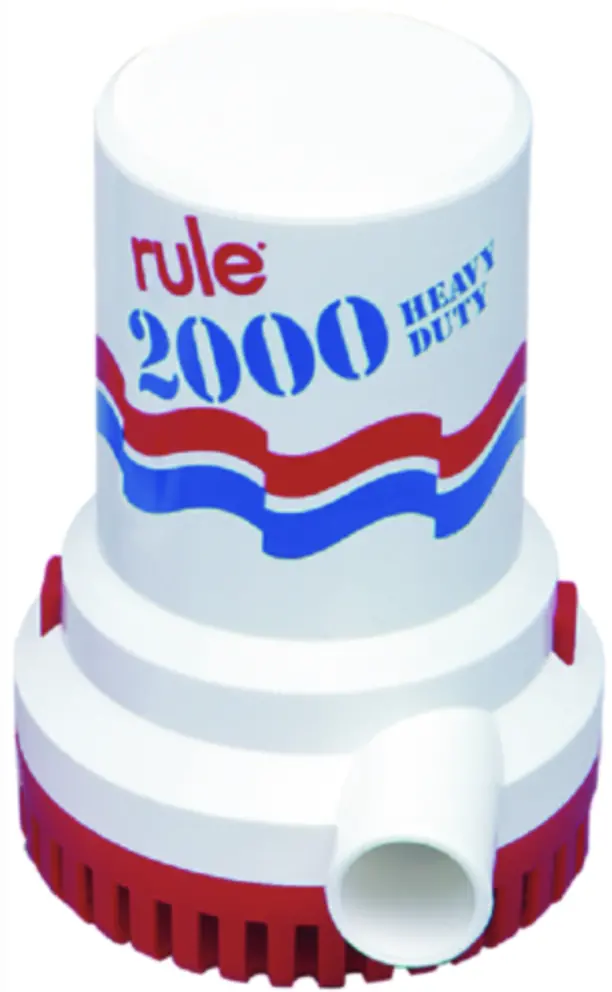Rule 2000 Gph / Non-Automatic Bilge Pumps 12V (Part # 10) 1