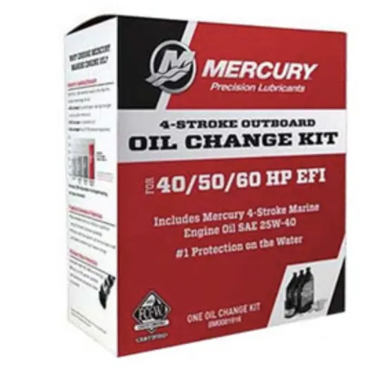 Mercury 8M0081916 Marine 40/50/60 Hp 4-Stroke Efi Oil Change Kit 1