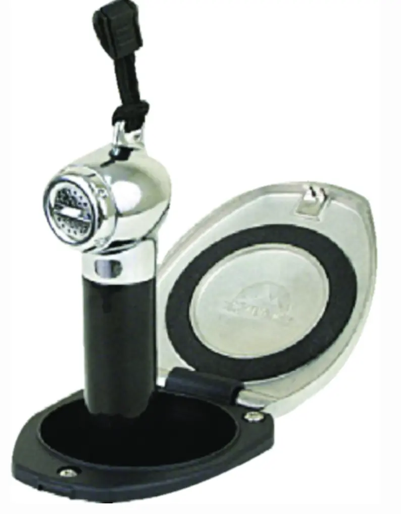 Scandvik Black & Ss Recessed Transom Shower Handle/Hose - Vertical/Horizontal Mount - 6' Hose 12124P 1