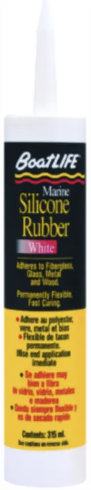 Boatlife Silicone Rubber Sealant Cartridge - White 1151 1