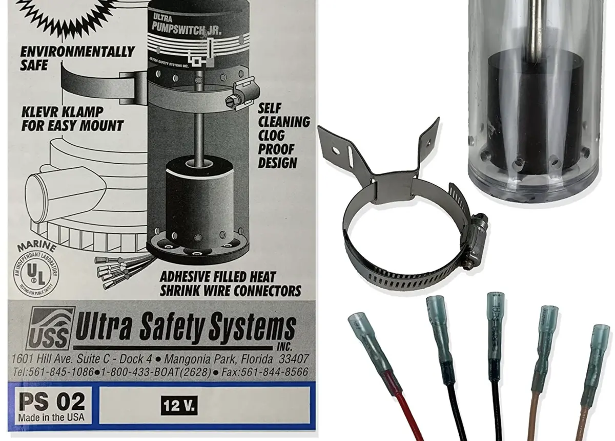 Ultra Safety Systems Float Ultra Bilge Pump Switch Junior, Ups-0212V Ultra Safety Systems Ultra Bilge Pump Switch Junior, Ups-02 1