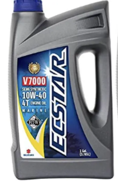 Suzuki Ecstar V7000 10W-40 Marine 4-Stroke Engine Oil (Gallon) Suz-990C0-01E30-Gln 1
