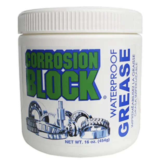 Corrosion Block High Performance Waterproof Grease - 16Oz Tub - Non-Hazmat, Non-Flammable & Non-Toxic  25016 1