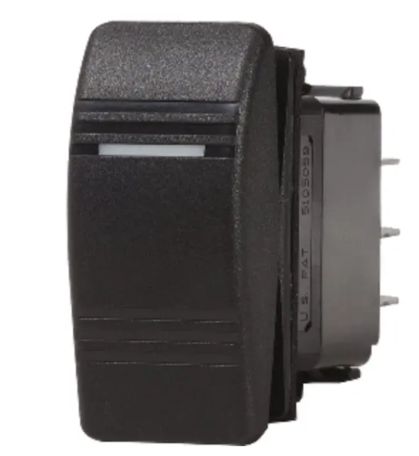 Blue Sea 8282 Water Resistant Contura Iii Switch - Black  8282 1