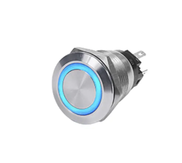 Blue Sea 4160 Ss Push Button Switch - Off-On - Blue - 10A  4160 1