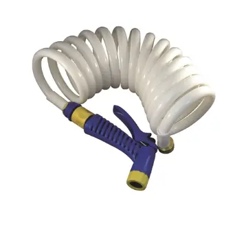 Marpac / Coiled Washdown Hose 1/2X15 W/Noz  (7-0422) Coiled Hose 1/2X15 W/Noz 1