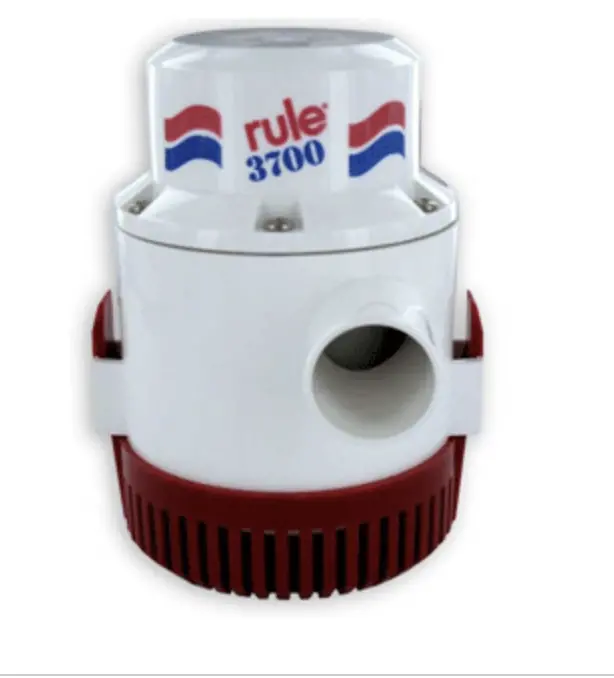 Rule 3700 Non-Automatic Bilge Pump - 24V  16A 1