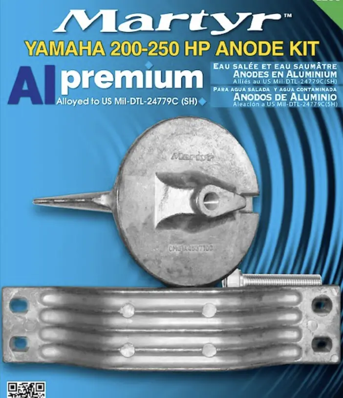 Martyr Anodes / Marine Anode Kit (Cmy200250kita) Anode Kit Al Yam 200/250 1