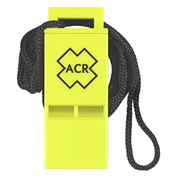 Acr-2228 Acr Survival Res-Q™ Whistle W/Lanyard 1