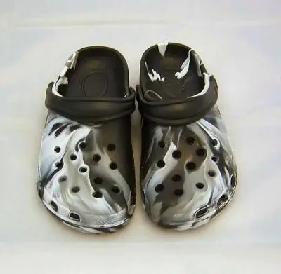 Doc Black White Sandal 1