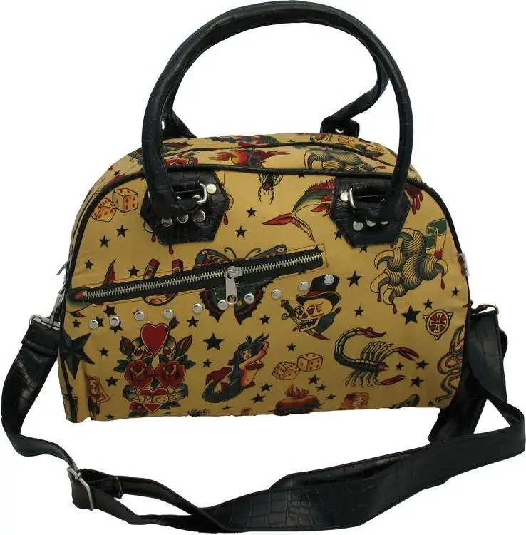 Large Tattoo Motif Bag (Various Colours) 1