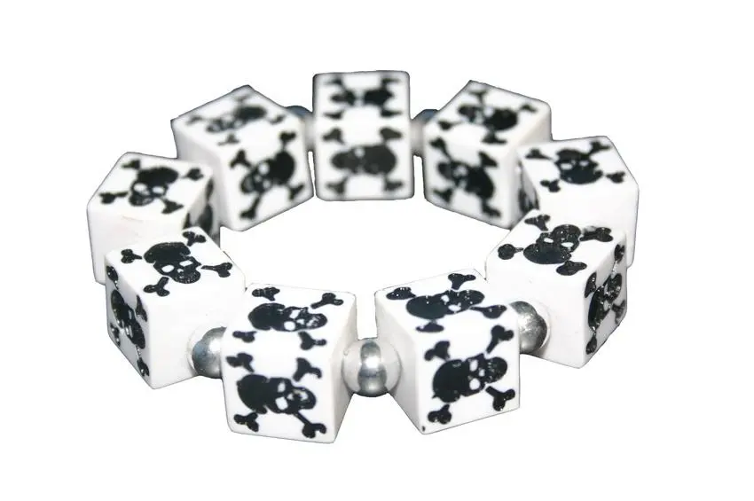 Thick Skull Bracelet (Various Colours) 1