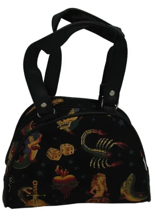 Small Tattoo Motif Bag (Various Colours) 1