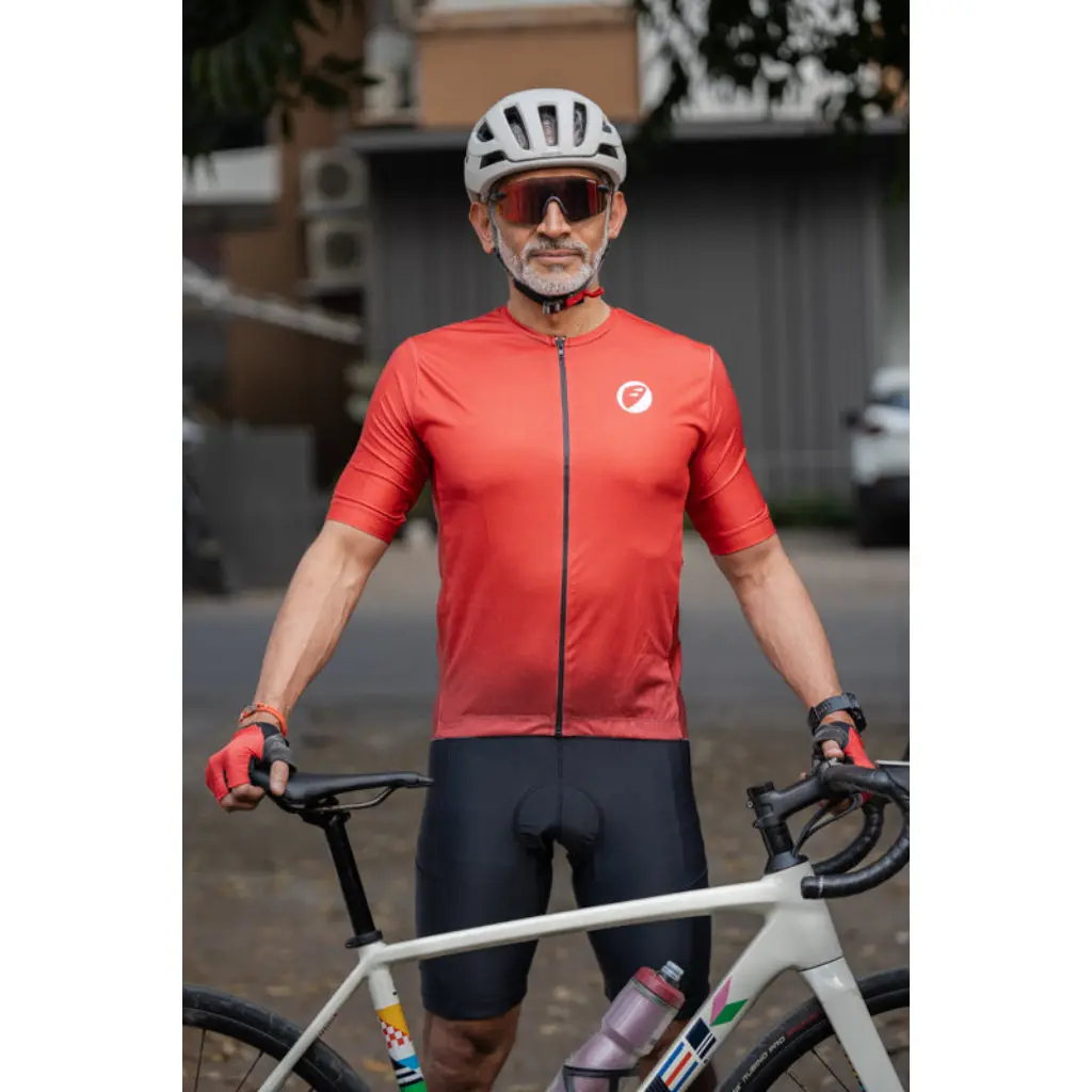 Apace Cruise Fit Unisex Cycling Jersey - Spice 1