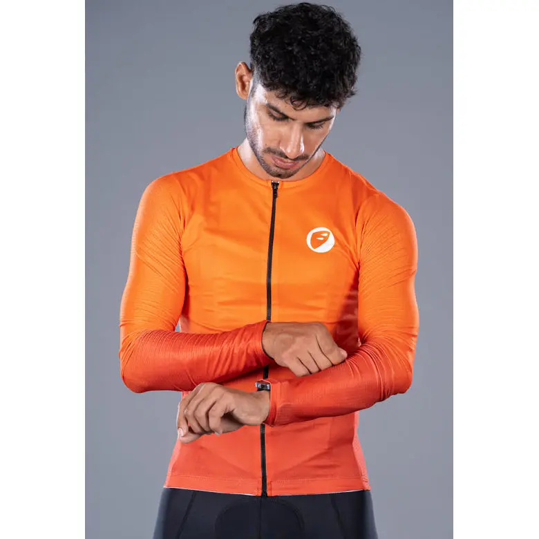 Apace Cruise Fit Cycling Jersey - Lava 1