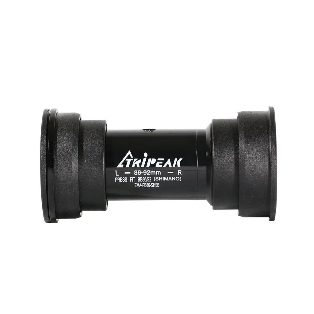 Tripeak Bb86 Pressfit Bottom Bracket, Shimano - 86-92Mm - Black 1