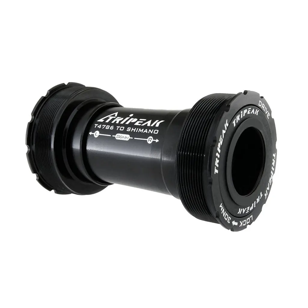 Tripeak T47 Bottom Bracket, Shimano-Road - 86Mm - Black 1