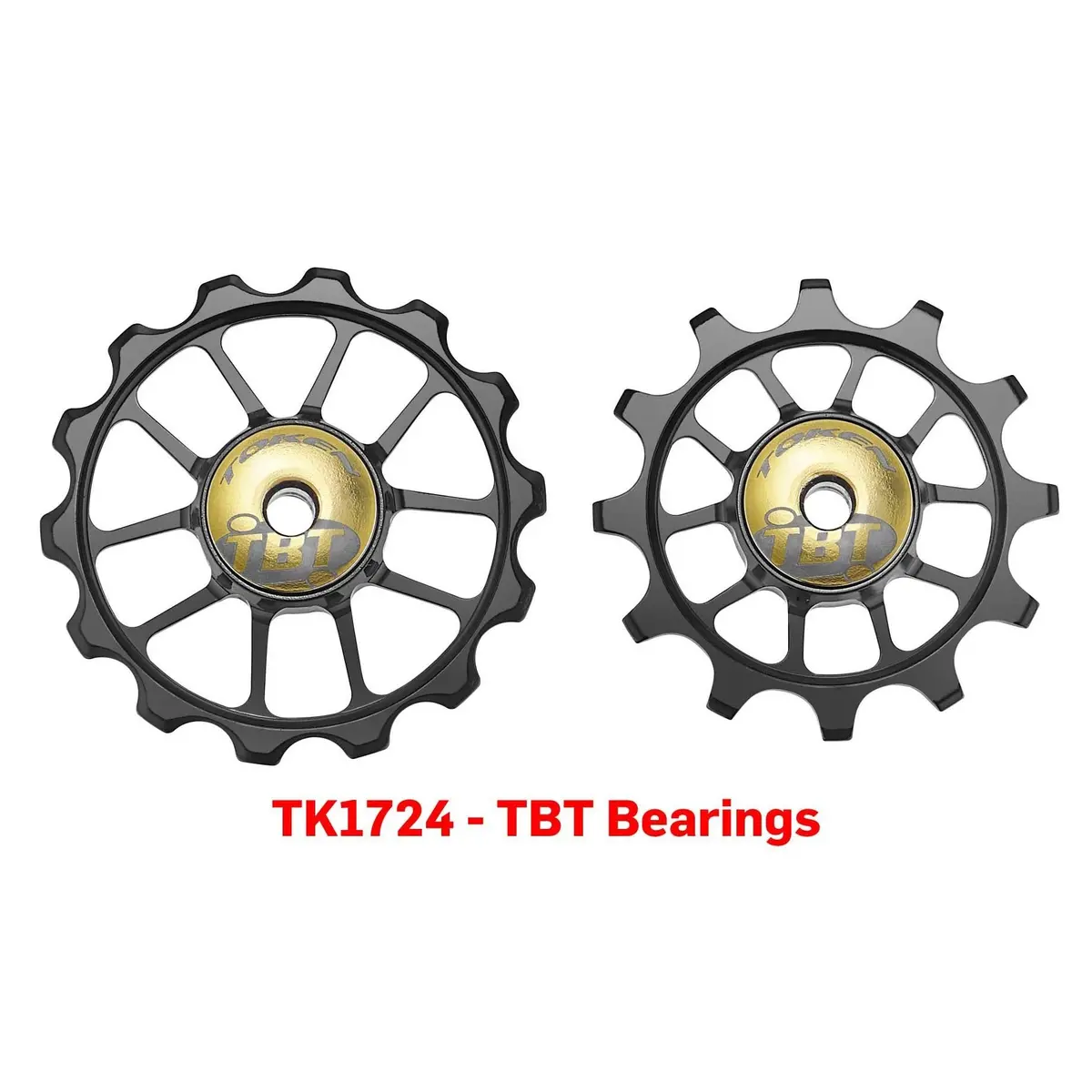 Token Rd Pulley Set For Shimano R9100/R800/R700 And Sram Long Cage Rd Upper 12T Lower 14T 1