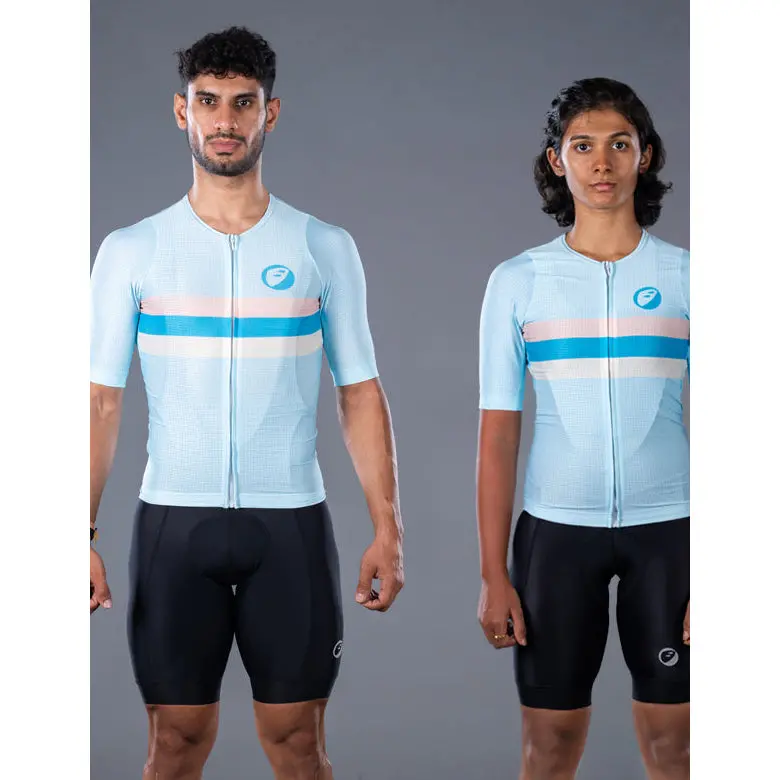 Apace Elite Fit Unisex Cycling Jersey - Ice 1